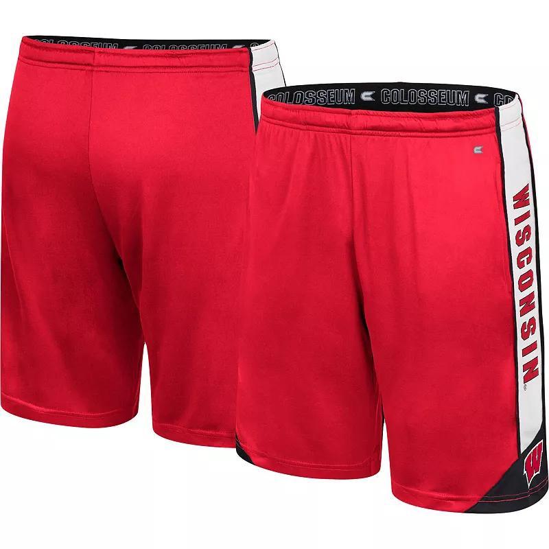 Mens Colosseum Wisconsin Badgers Haller Shorts Product Image