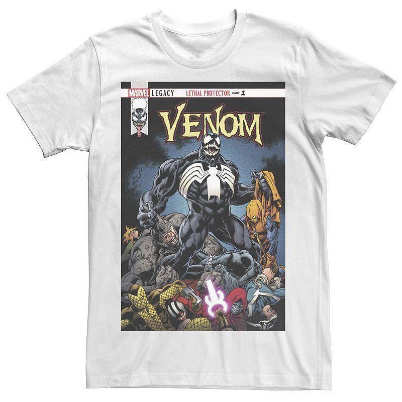 Mens Marvel Venom Lethal Pileup Comic Cover Tee Product Image