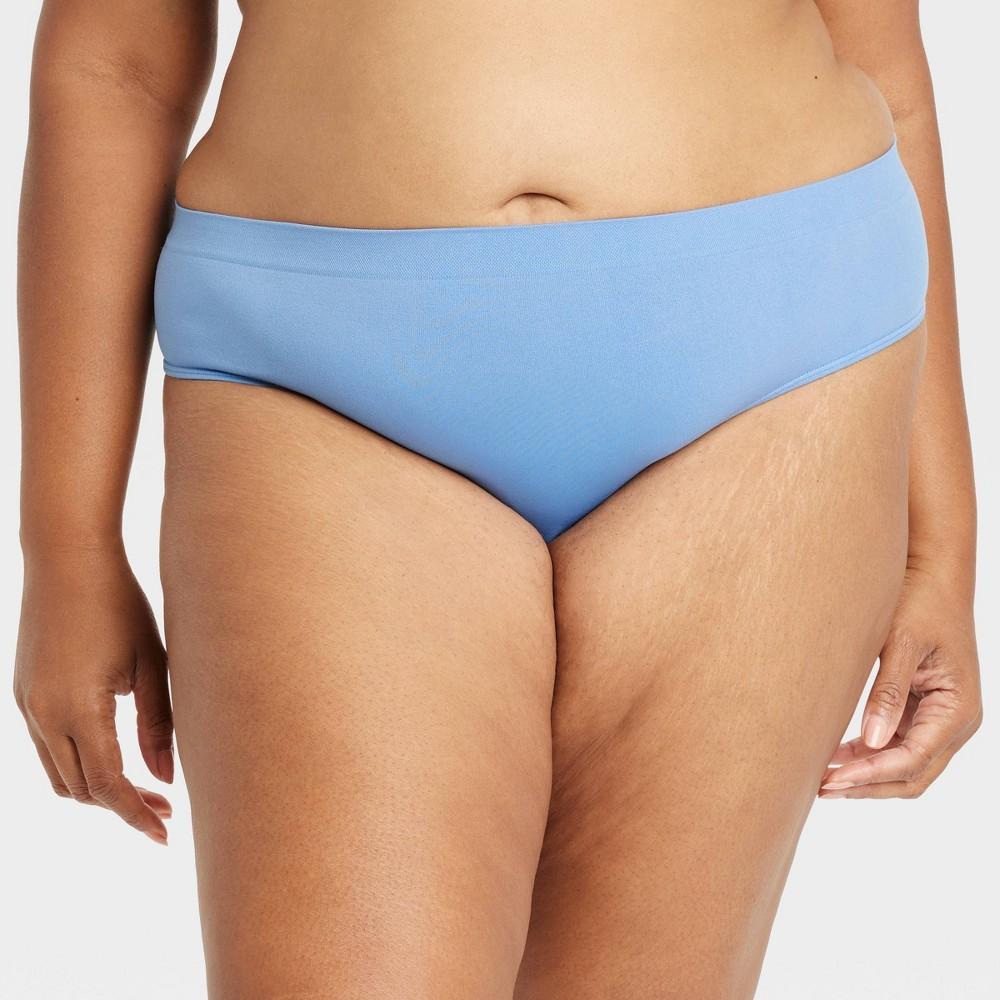 Womens Seamless Thong - Auden Blue Twilight 2X Product Image