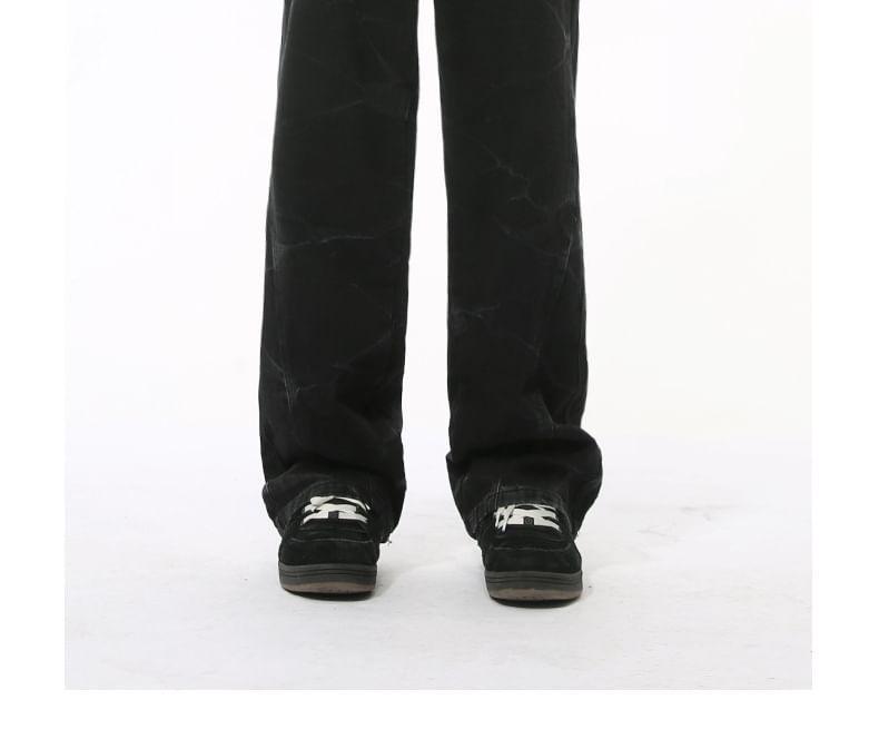 Mid Rise Washed Loose Fit Jeans Product Image