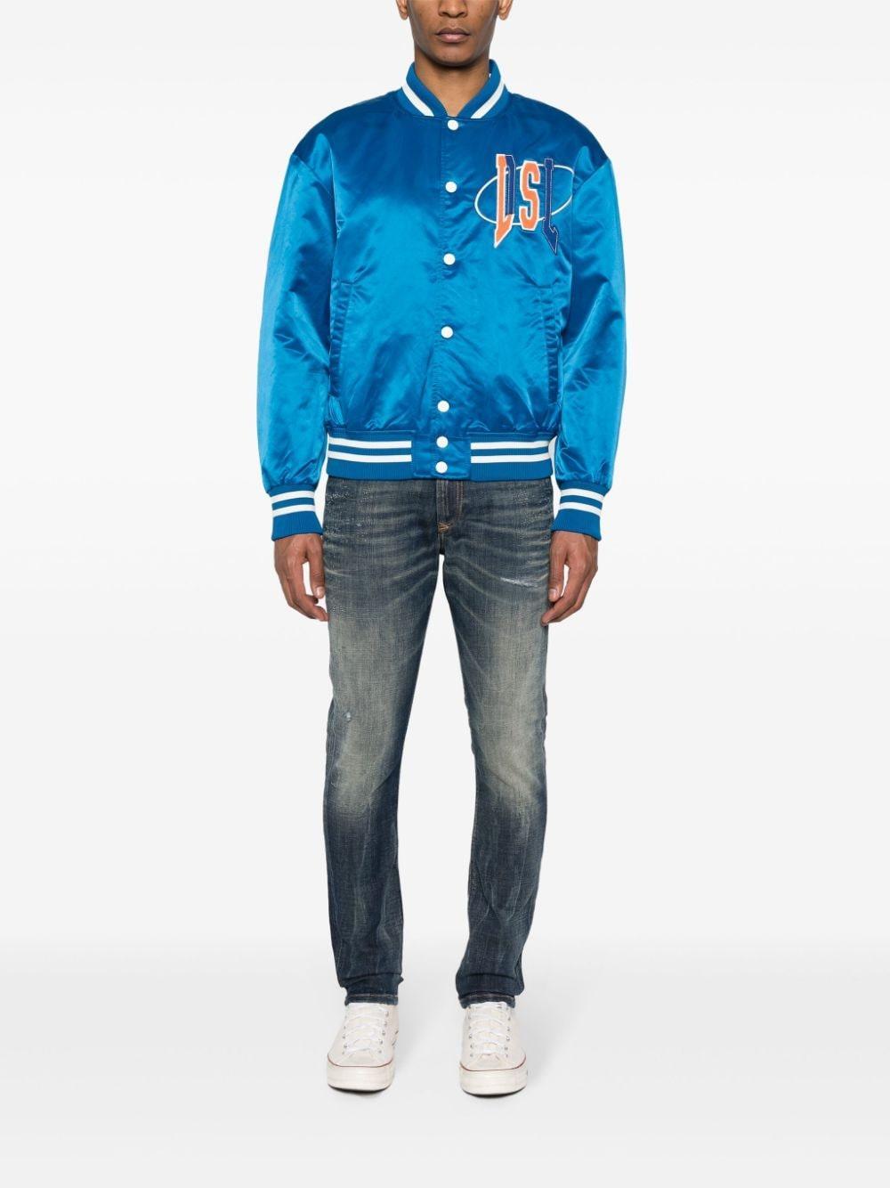 J-start Bomber Jacket In Blau Product Image