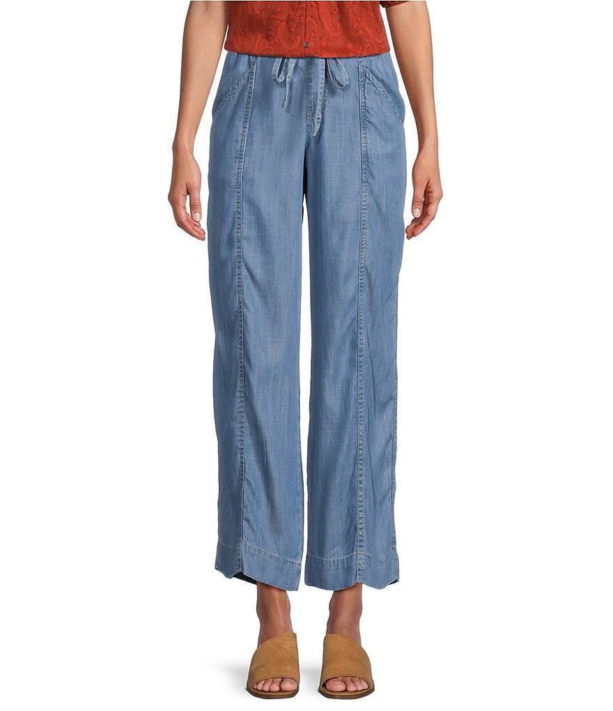 Nurture by Westbound Drawstring Wide Leg Ankle Pull-On Pants Product Image