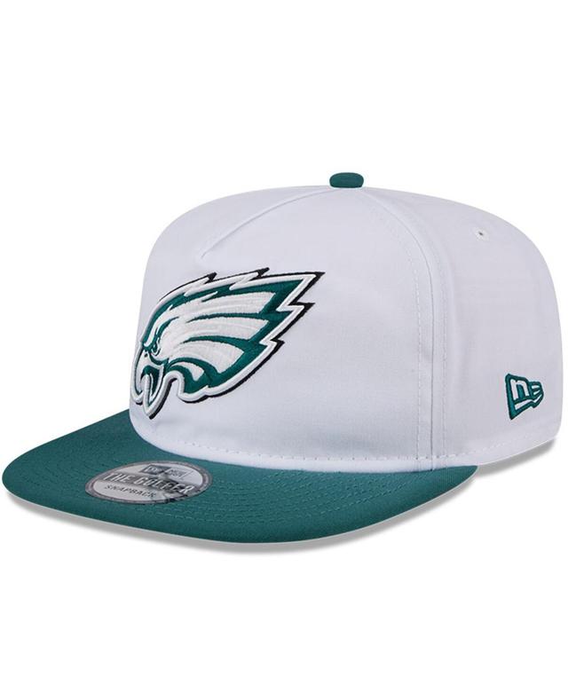 New Era Mens White Philadelphia Eagles 2024 Nfl Training Camp Golfer Snapback Hat - White Product Image