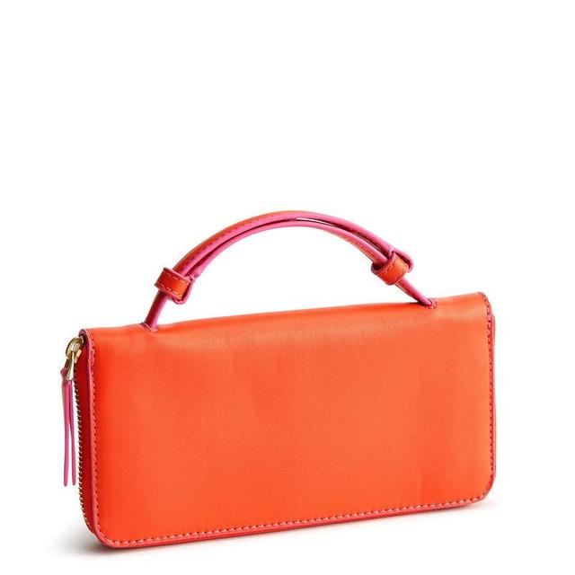 Vera Bradley Accordion Wristlet Women in Orange Product Image