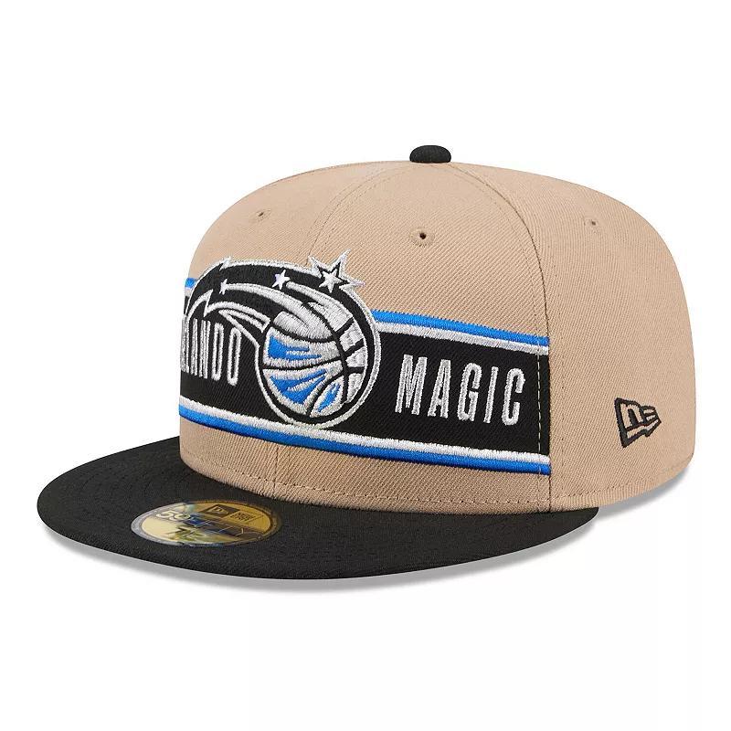 Mens New Era Tan/Black Orlando Magic 2024 NBA Draft 59FIFTY Fitted Hat Product Image