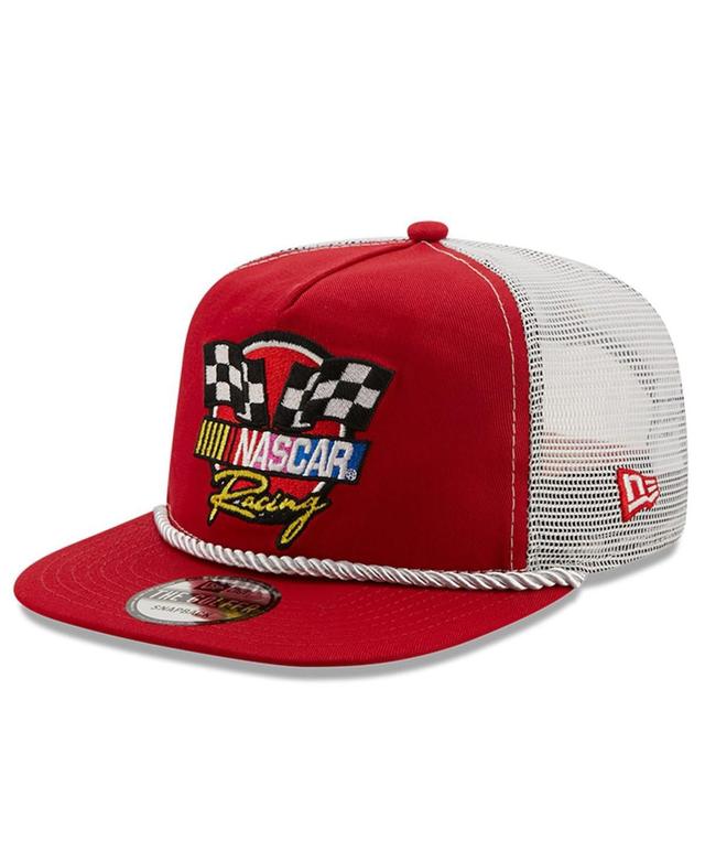 Mens New Era Red Nascar Golfer Snapback Adjustable Hat - Red Product Image