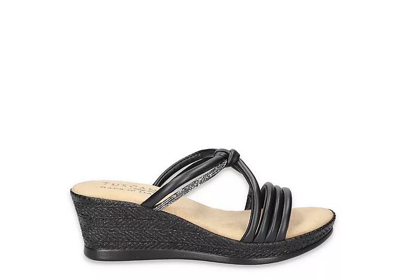 Easy Street Elvera Tuscany Womens Wedge Sandals Product Image