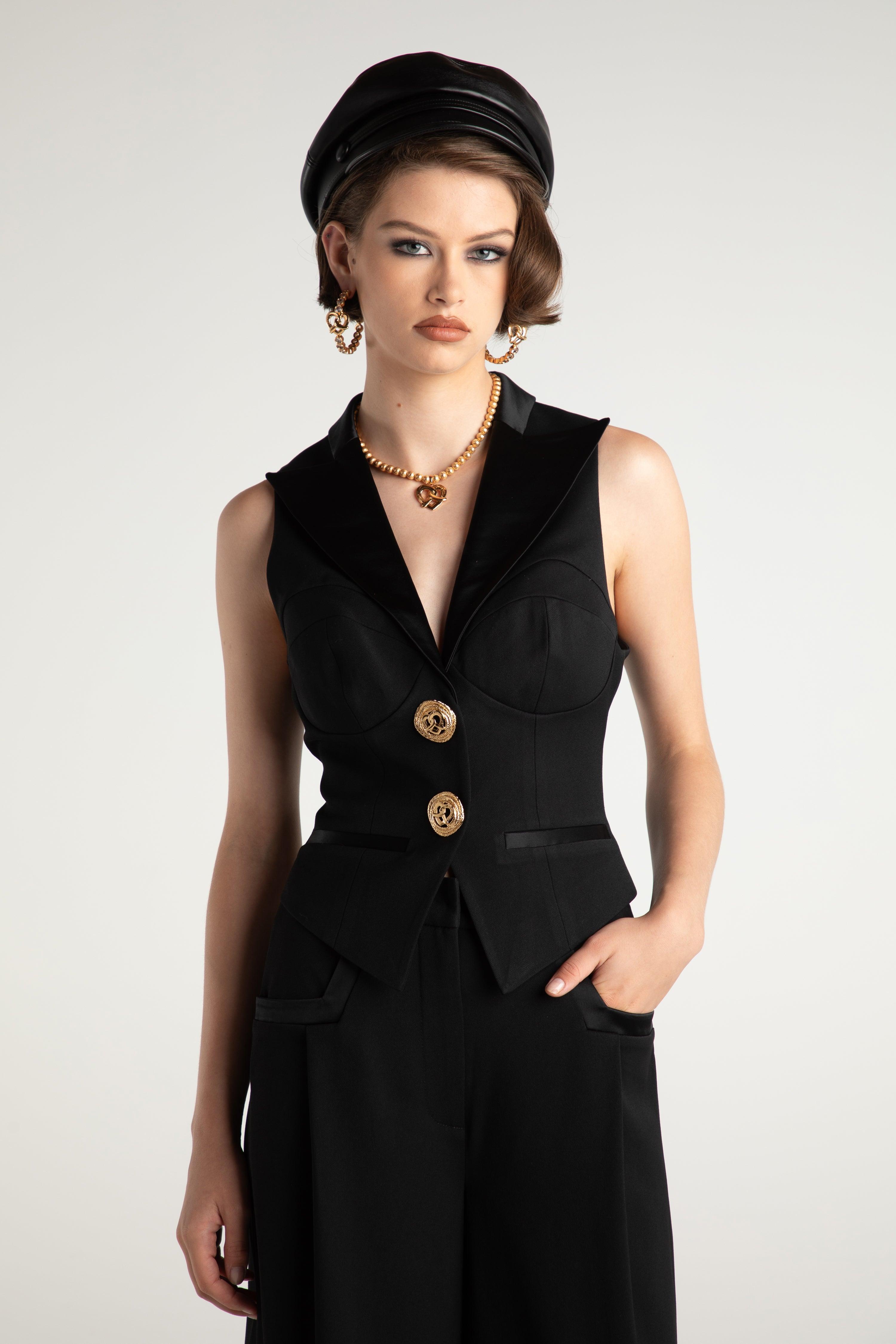 Diana Vest (Black) Product Image