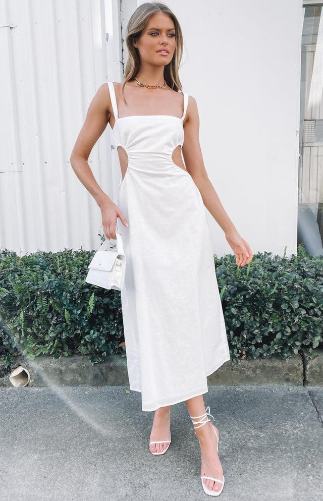 Penelope Midi Dress White Product Image