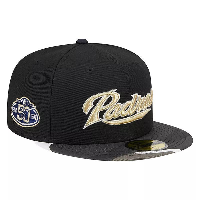 Mens New Era San Diego Padres Metallic Camo 59FIFTY Fitted Hat Product Image