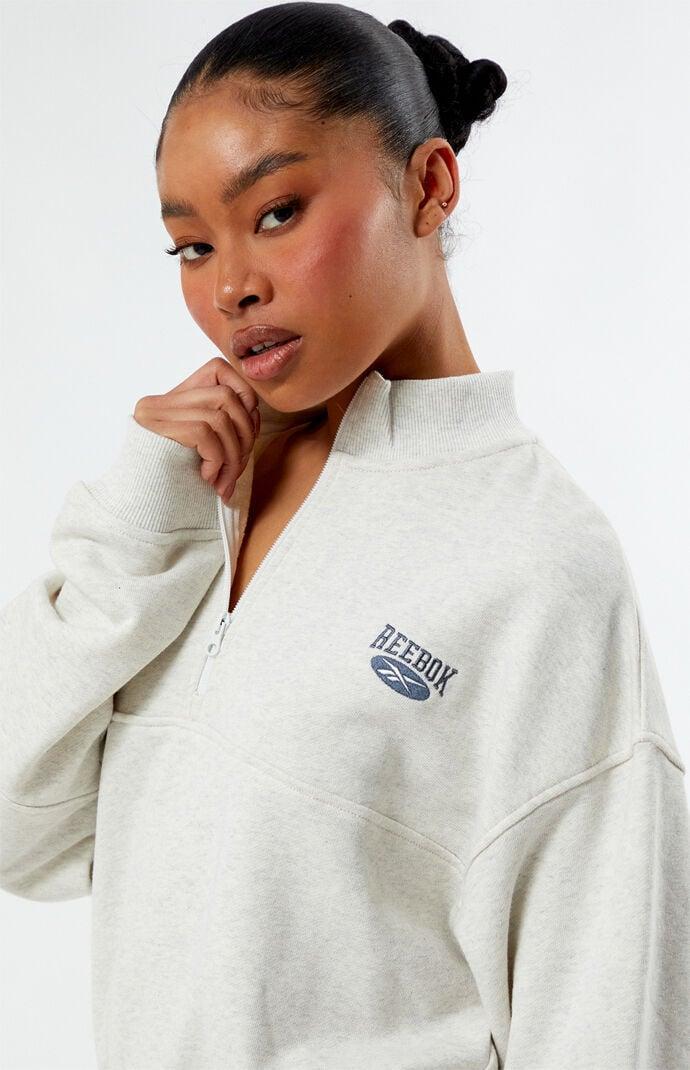 Reebok Womens Classics Archive Essentials Cover-Up Sweatshirt Product Image