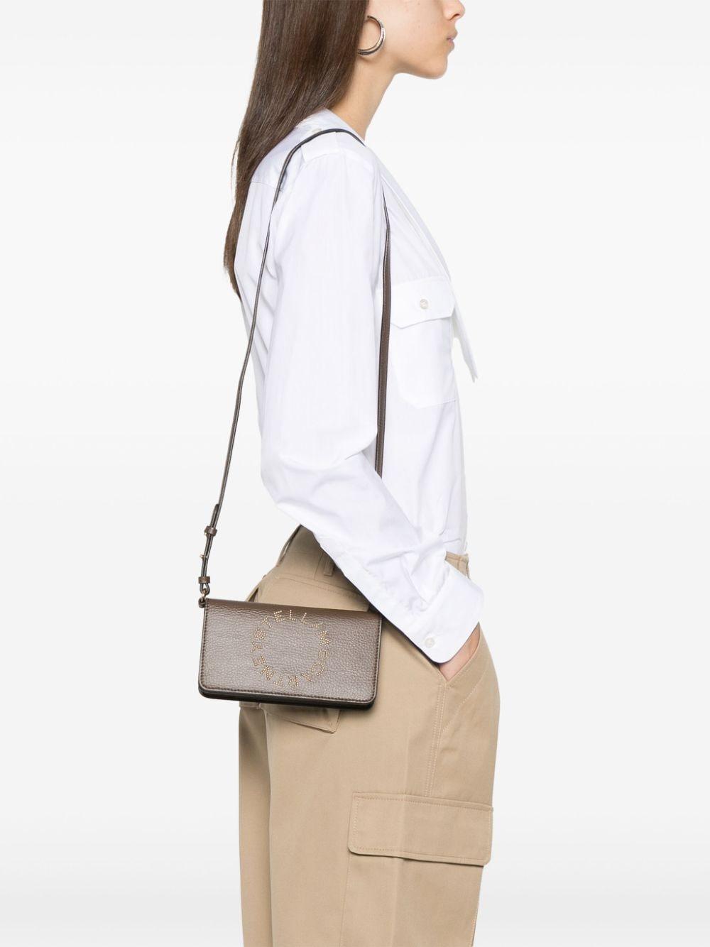 Stella Logo Mini Crossbody Bag In Brown Product Image