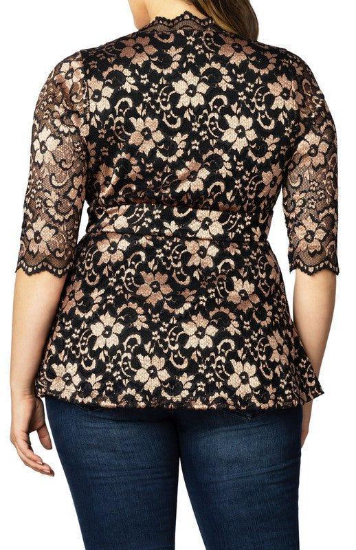 Luxe Lace Top - Plus Product Image