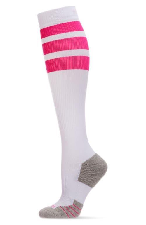 MeMoi Retro Stripe Performance Knee High Compression Socks Product Image