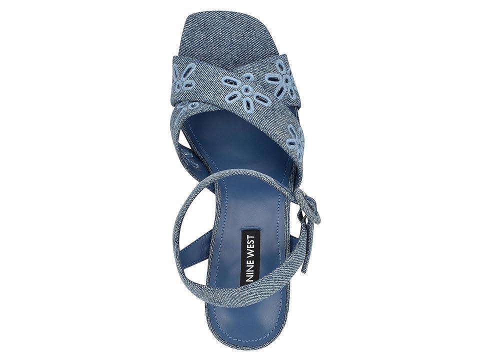 Nine West Vallen Denim) Women's Sandals Product Image