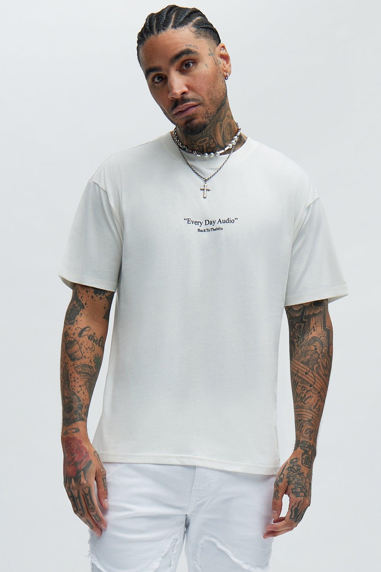 Every Day Audio Short Sleeve Tee - Cream Product Image