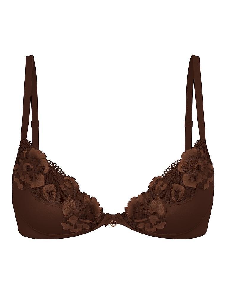 Lace-Trim Push-Up Bra Product Image