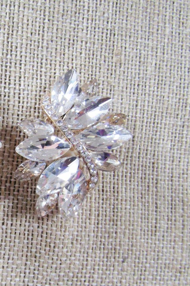 Sparkling Clear Rhinestone Clip Earring Product Image