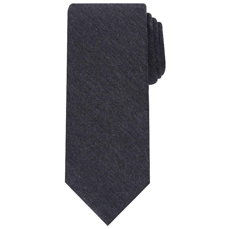 Mens Bespoke Solid Tie, Grey Ellsworth Product Image