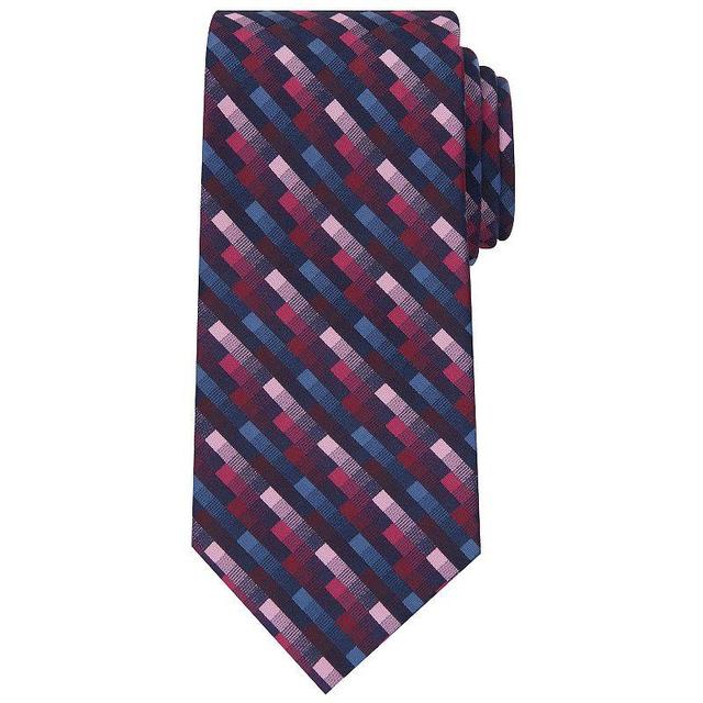 Mens Bespoke Solid Tie, Blue Oxford Product Image