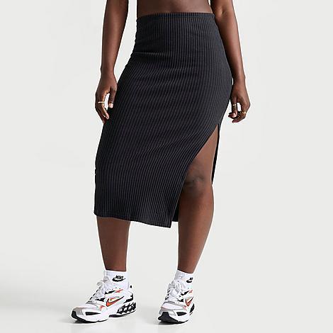 Women's Nike Sportswear Chill Rib Slim Midi Skirt Product Image