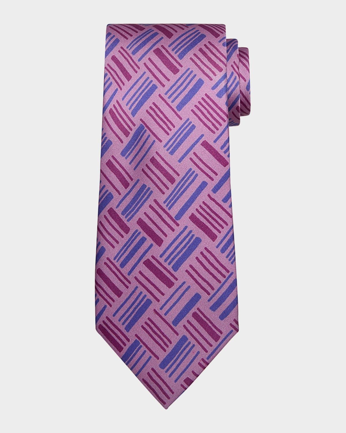 Mens Printed Silk Tie Product Image