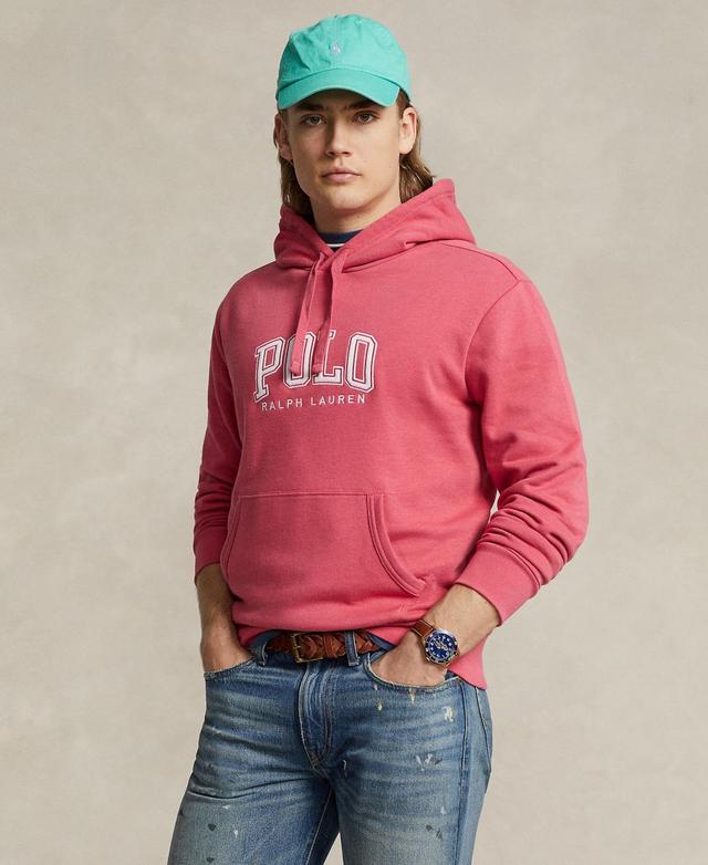 Mens Logo-Embroidered Cotton-Blend Hoodie Product Image