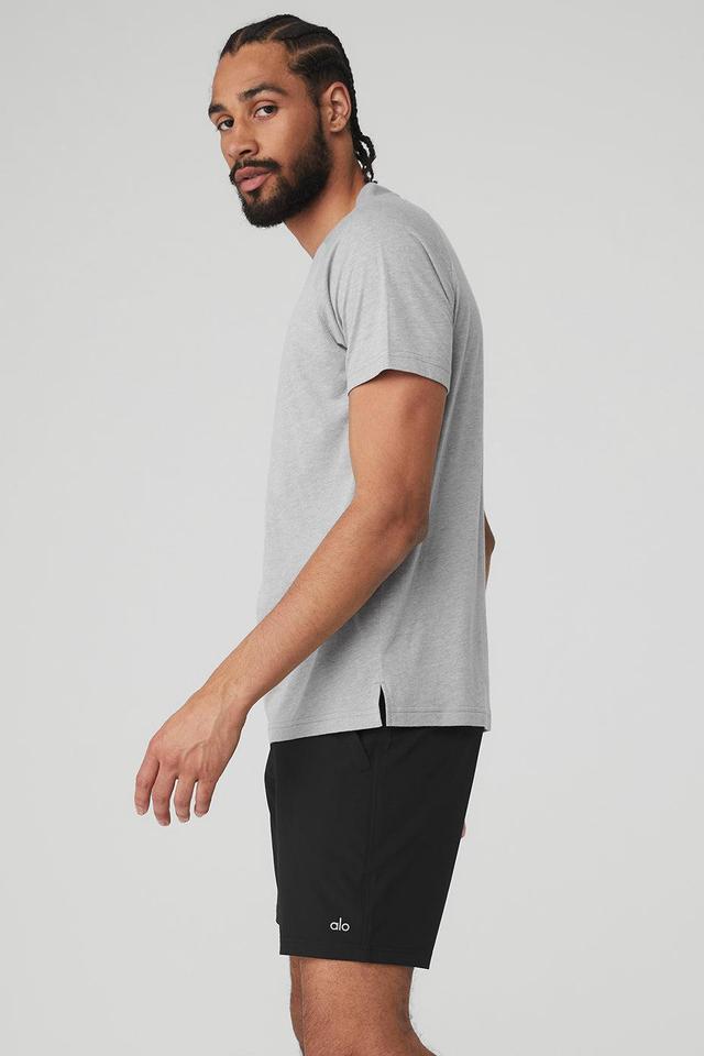 The Triumph Crew Neck Tee - Athletic Heather Grey Product Image