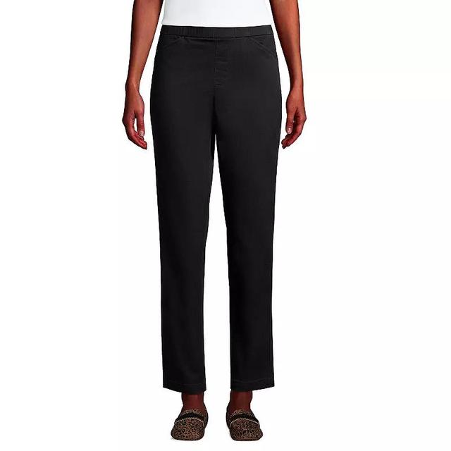 Womens Lands End Pull-On Chino Ankle Pants Product Image