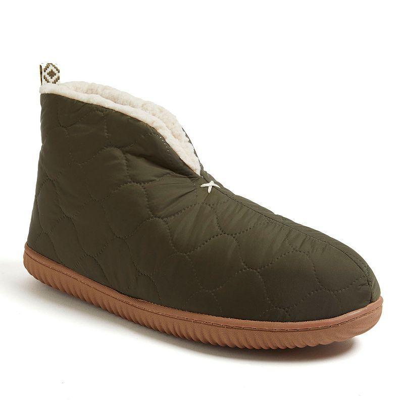 Dearfoams Warm Up Mens Bootie Slippers Product Image