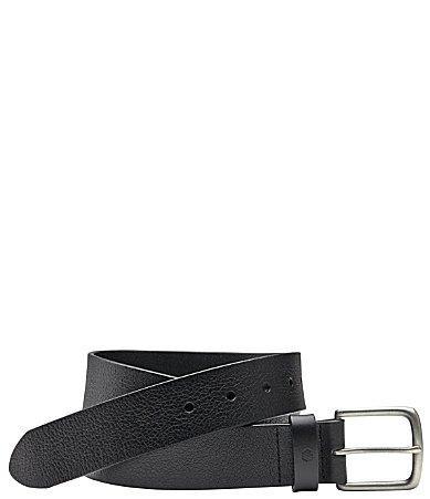 Johnston  Murphy Mens Tumbled Straight Edge Belt Product Image