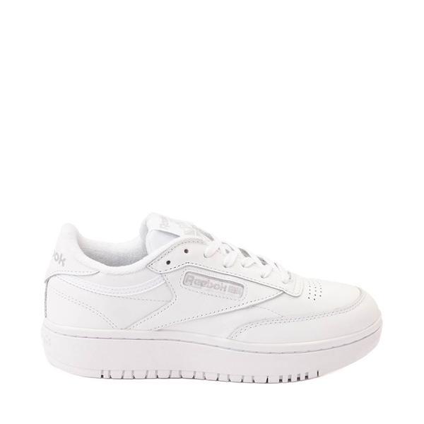 Womens Reebok Club C Double Athletic Shoe Gray Product Image