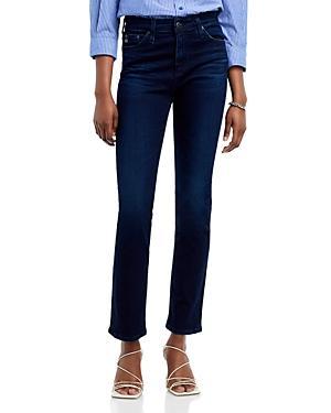 AG Mari High Waist Slim Straight Leg Jeans Product Image