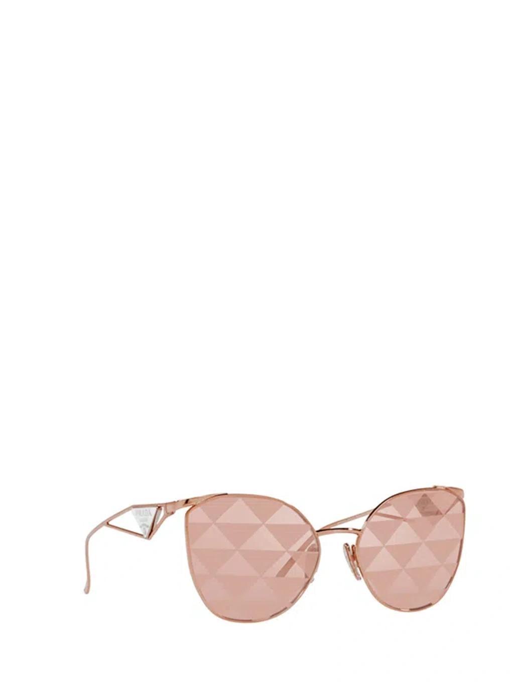 Women's Pr-50zs-svf05t Fashion 59mm Pink Gold Sunglasses In Pink Gold-tone Product Image