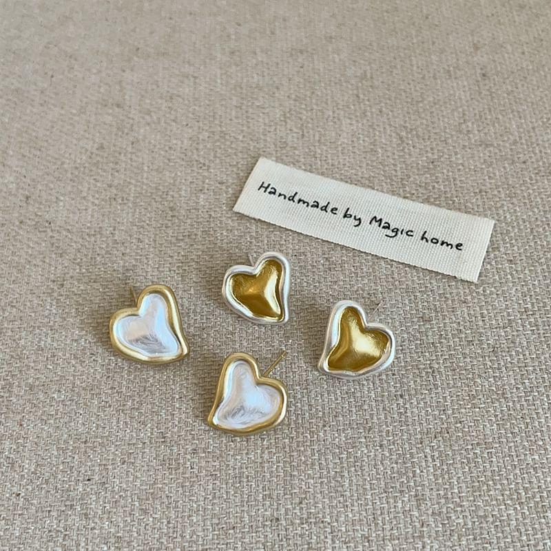 Heart Necklace / Stud Earring Product Image