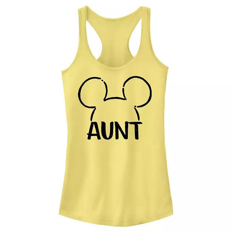 Disneys Mickey Mouse Aunt Ears Womens Racerback Tank Top Product Image