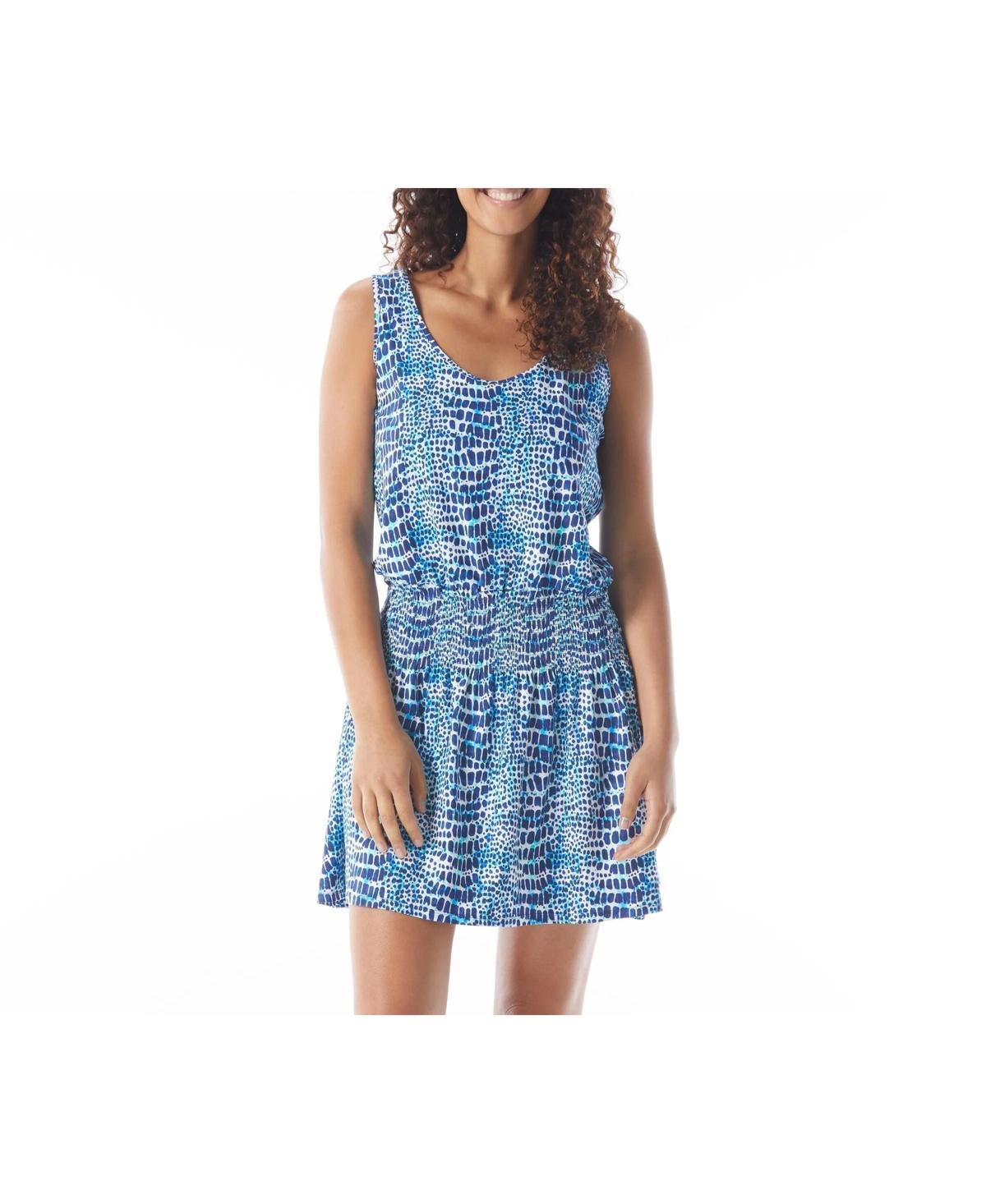 Beach House Style Womens Tenley Smocked Waist Tank Dress Product Image