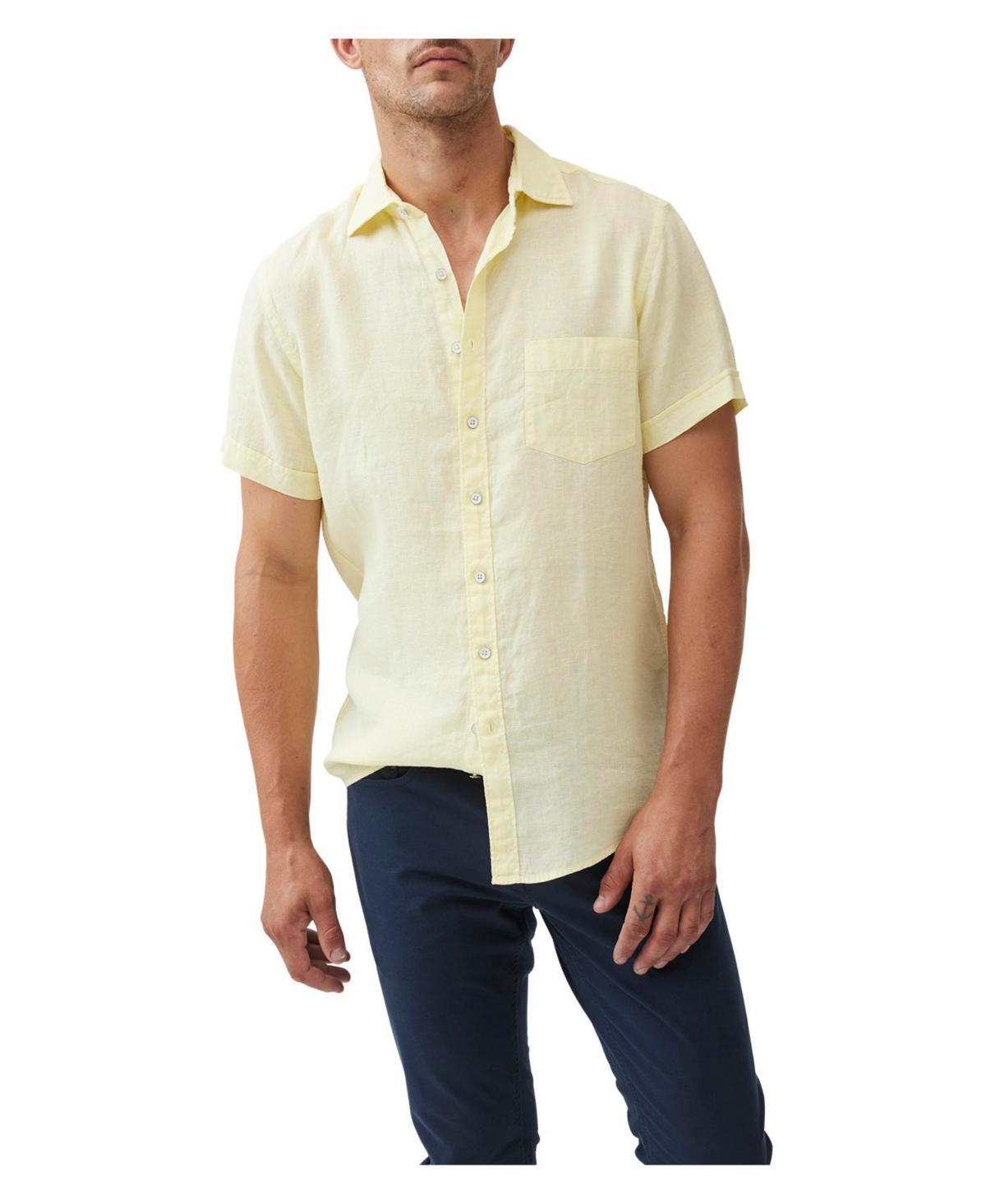 Mens Palm Heights Linen Short-Sleeve Shirt Product Image