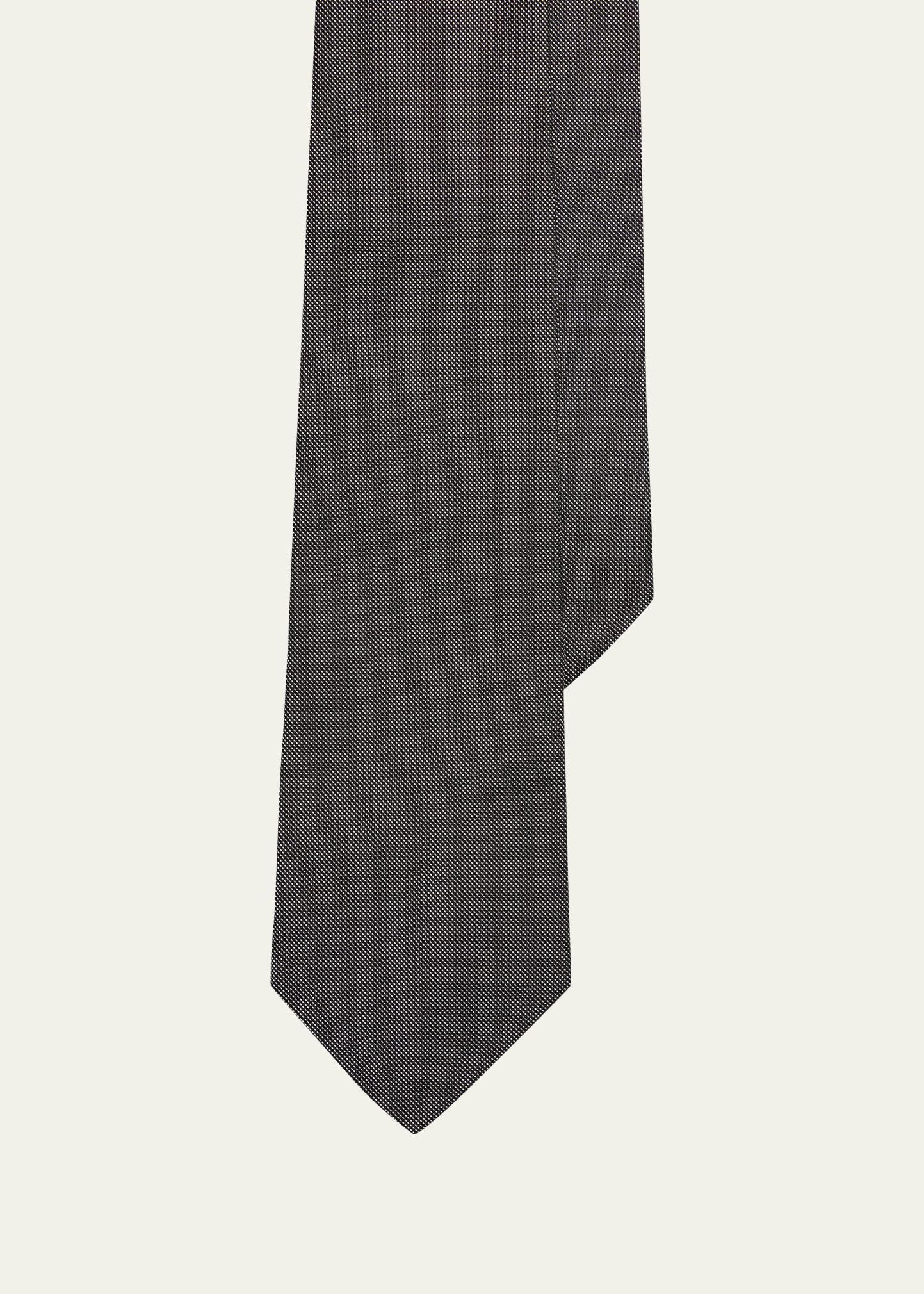 Mens Micro-Dot Silk Tie Product Image