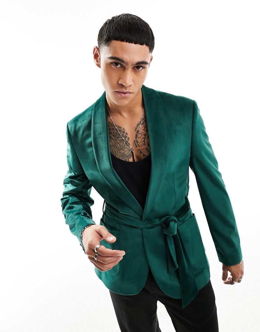 ASOS DESIGN super skinny smoking jacket Product Image