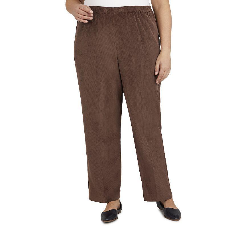 Plus Size Alfred Dunner Solid Classics Corduroy Pants - Short Product Image