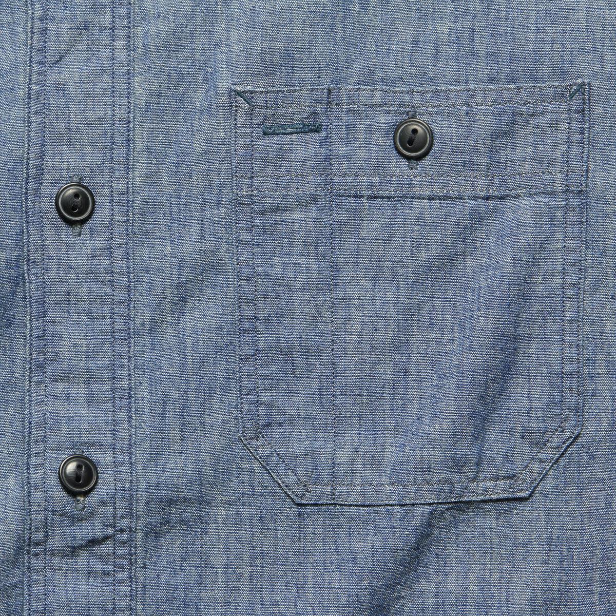 Indigo Chambray Workshirt - Rinse Product Image