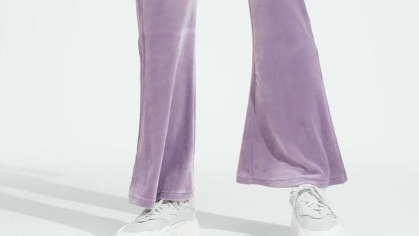 Crushed Velvet Flared Pants Product Image