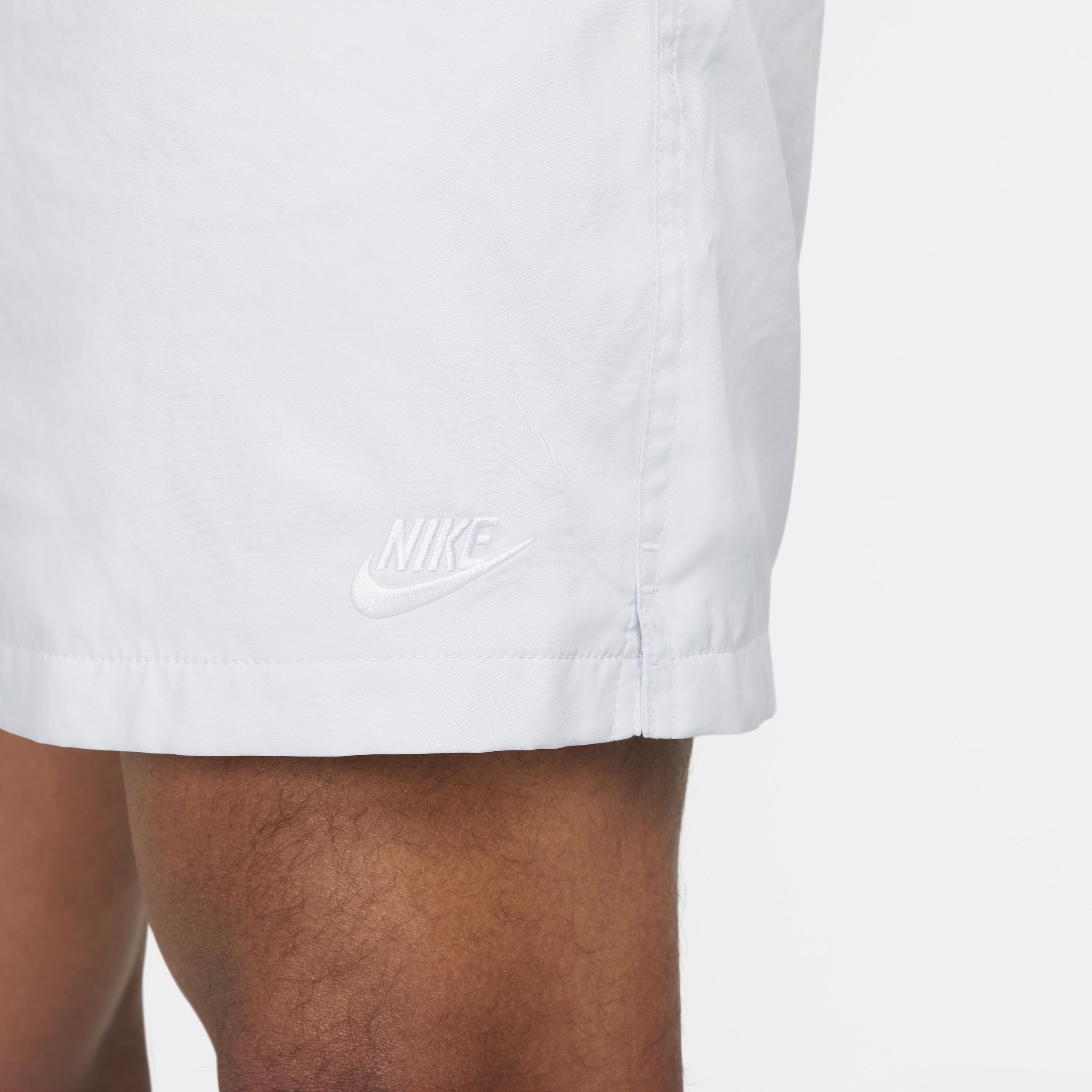 Mens Nike Club Woven Flow Shorts Pure White Product Image