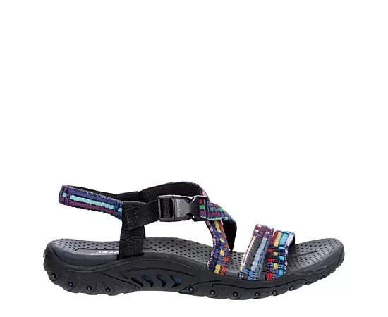 Skechers Reggae Sew Me Womens Sandals Blue Team Product Image