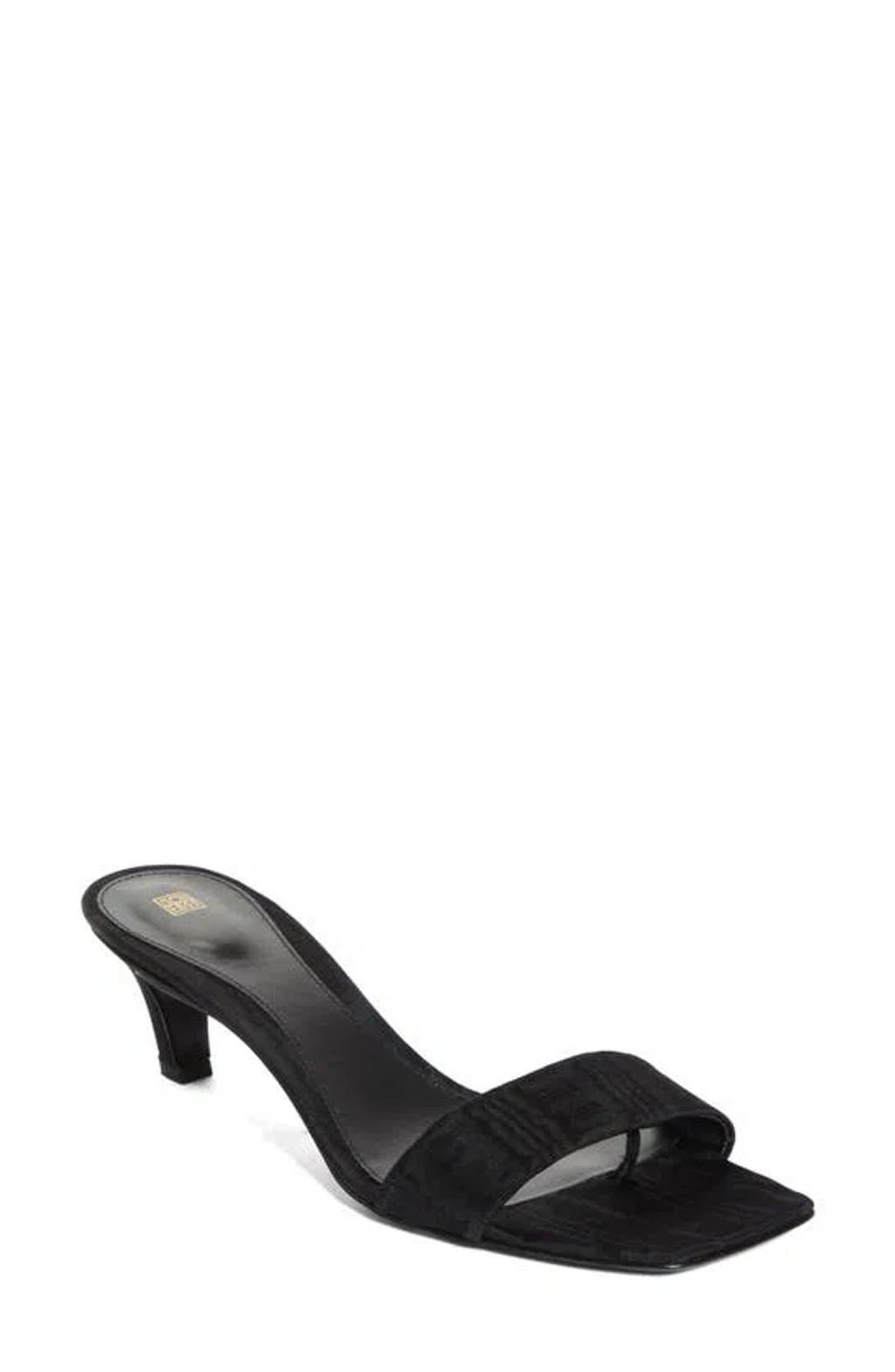 TOTÊME The Mule Sandal Black Product Image