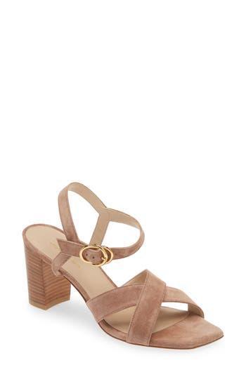 Analeigh 75 Block Heel Sandal In Brown product image