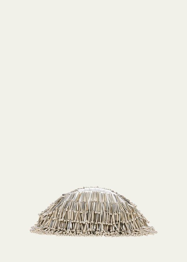 Jaala Nano Fringe Embellished Clutch Bag Product Image