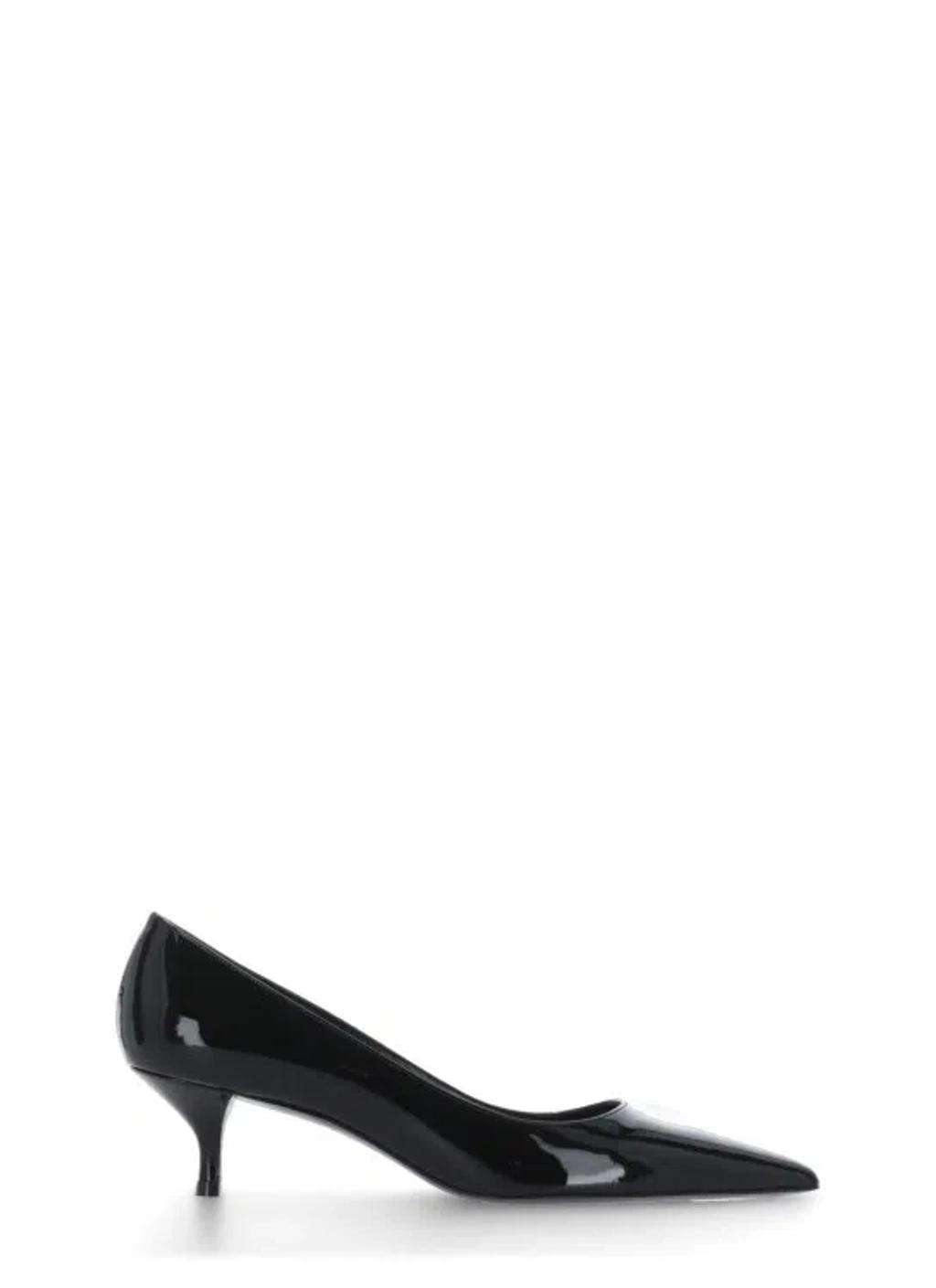 Kitten Pump Shoes In Black Product Image