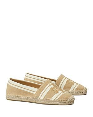 Tory Burch Womens Double T Jacquard Espadrille Flats Product Image